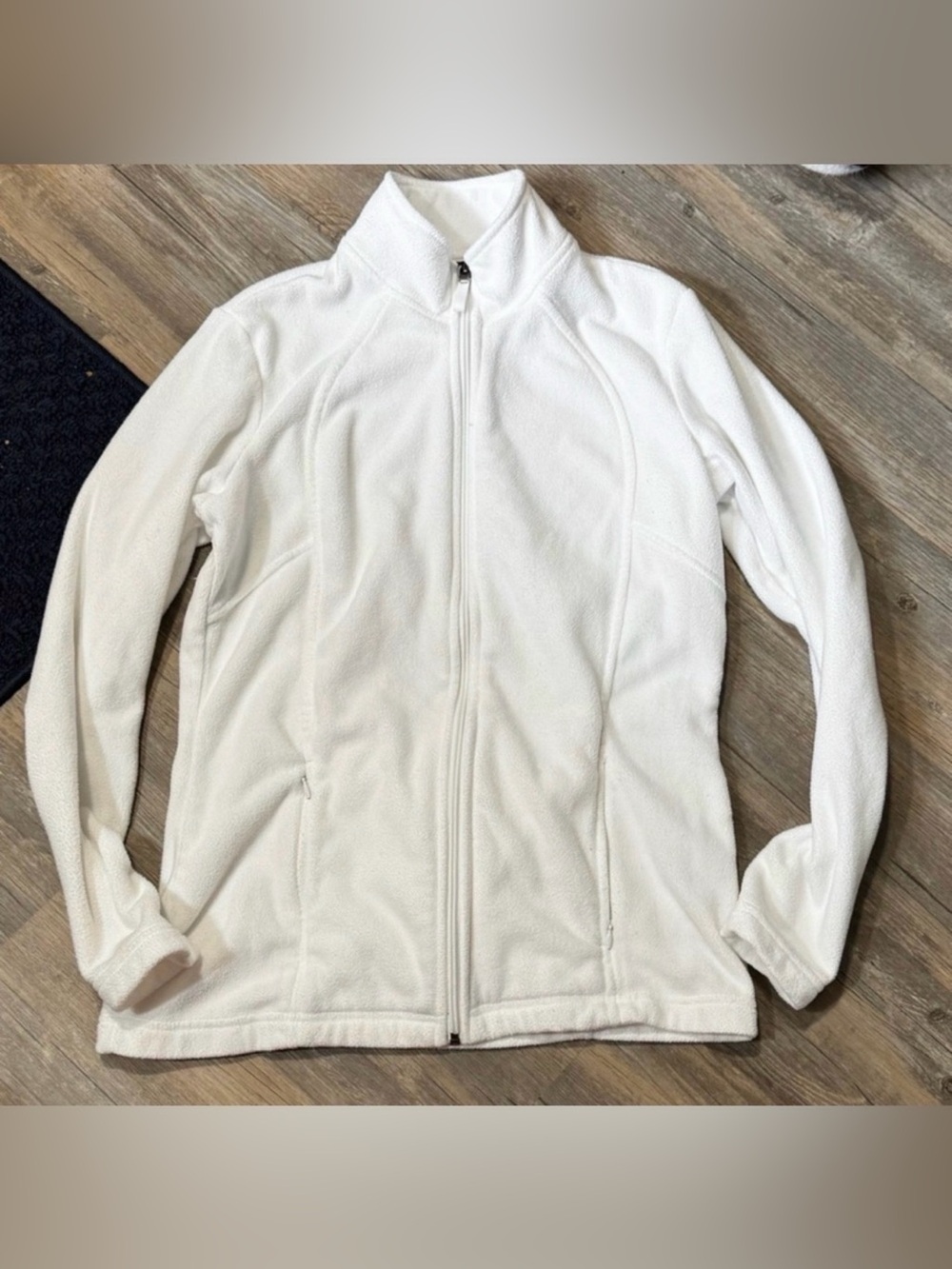 Marks & Spencer Lightweight Panelled Fleece Sweater in Colour Winter White